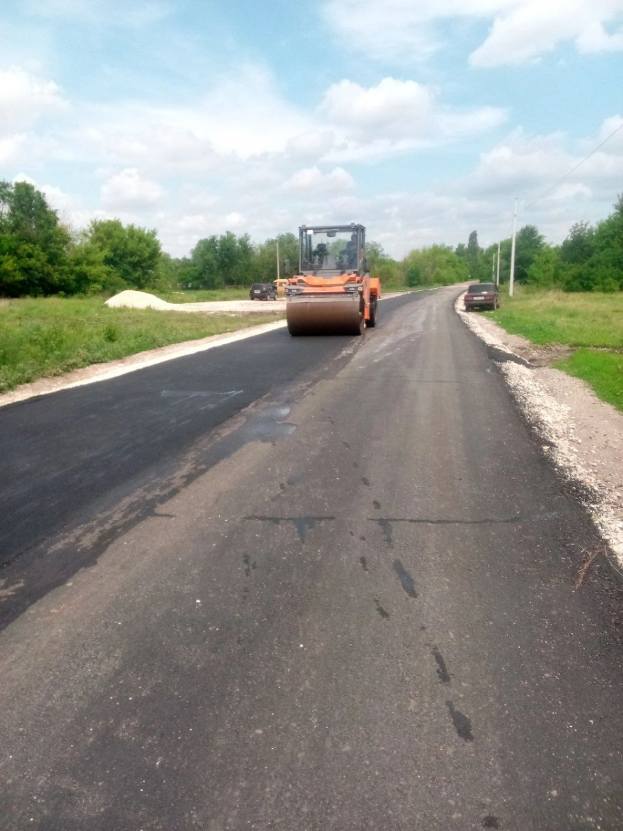 В Ольшанке ремонтируют дорогу