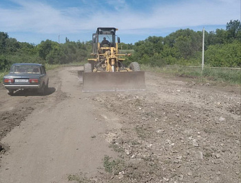 В Песчанке начались работы по асфальтированию дороги